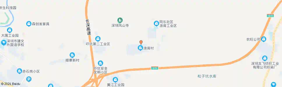 深圳浪背市场_公交站地图_深圳公交_妙搜公交查询2025
