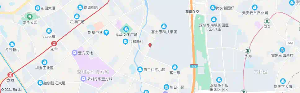 深圳富士康西门_公交站地图_深圳公交_妙搜公交查询2025