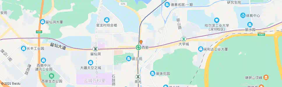 深圳九祥岭1_公交站地图_深圳公交_妙搜公交查询2025