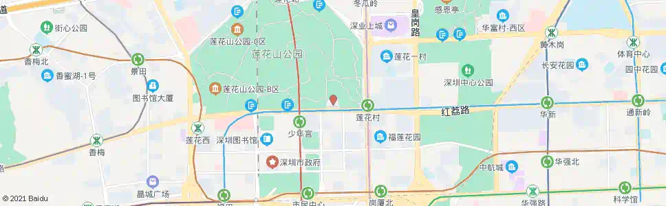 深圳关山月美术馆2_公交站地图_深圳公交_妙搜公交查询2025