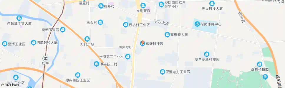 深圳东盛科技园_公交站地图_深圳公交_妙搜公交查询2025