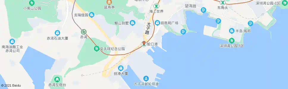 深圳蛇口港地铁站_公交站地图_深圳公交_妙搜公交查询2025