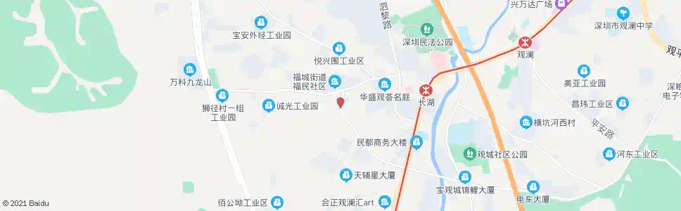 深圳福民社康中心_公交站地图_深圳公交_妙搜公交查询2025