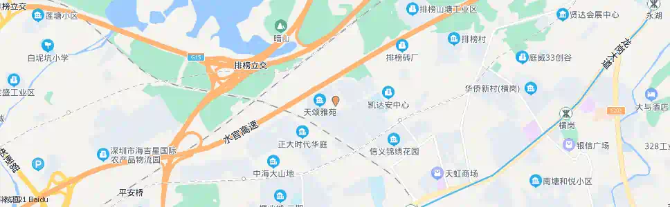 深圳横岗中学_公交站地图_深圳公交_妙搜公交查询2025