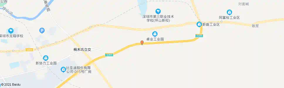 深圳深圳监狱_公交站地图_深圳公交_妙搜公交查询2025