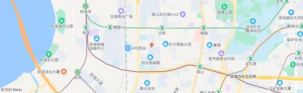 深圳阳光棕榈园_公交站地图_深圳公交_妙搜公交查询2025