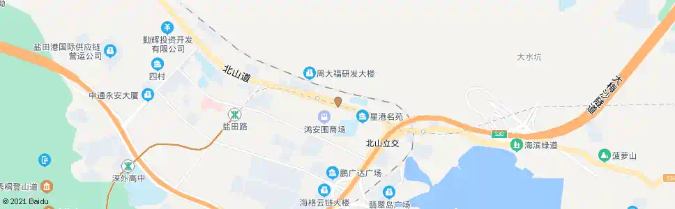 深圳洪安围_公交站地图_深圳公交_妙搜公交查询2025