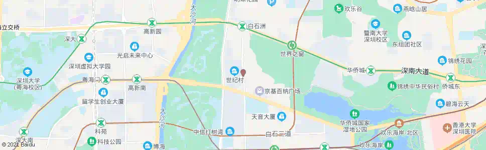 深圳石洲中路_公交站地图_深圳公交_妙搜公交查询2025