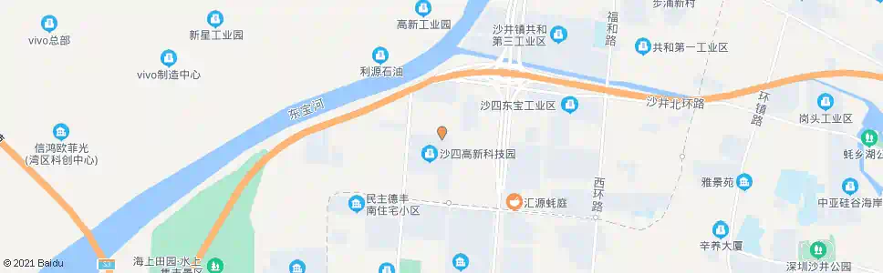 深圳沙四科技园总站_公交站地图_深圳公交_妙搜公交查询2025