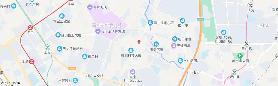 深圳松和小学_公交站地图_深圳公交_妙搜公交查询2025