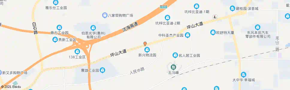 深圳沙田市场_公交站地图_深圳公交_妙搜公交查询2025