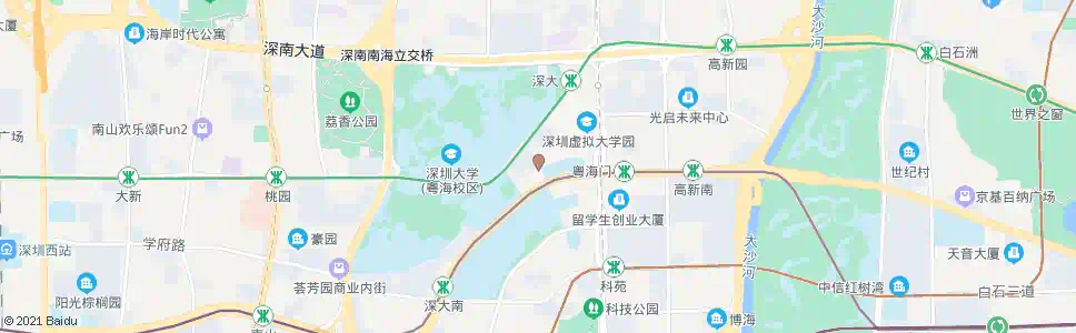 深圳粤海门村_公交站地图_深圳公交_妙搜公交查询2025