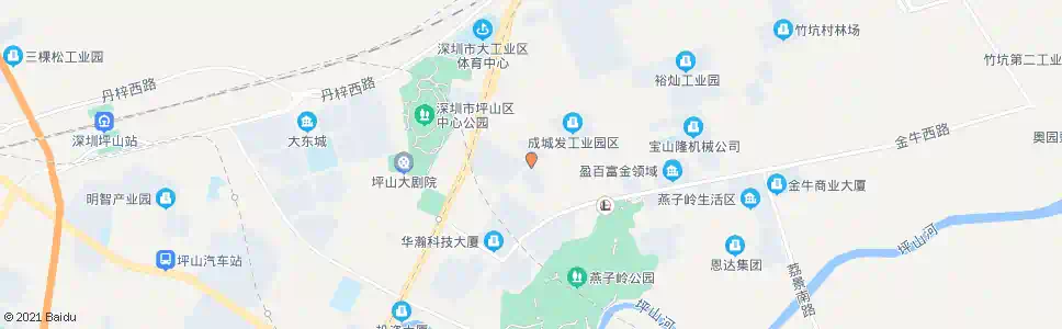 深圳坪山银和小区_公交站地图_深圳公交_妙搜公交查询2025