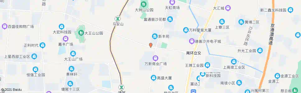 深圳万丰派出所_公交站地图_深圳公交_妙搜公交查询2025