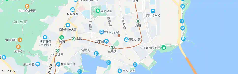 深圳湾厦村委_公交站地图_深圳公交_妙搜公交查询2025