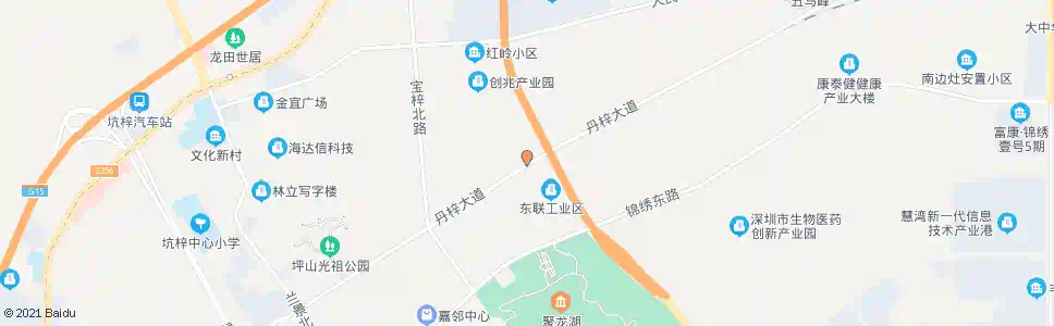 深圳丹梓大道东_公交站地图_深圳公交_妙搜公交查询2025
