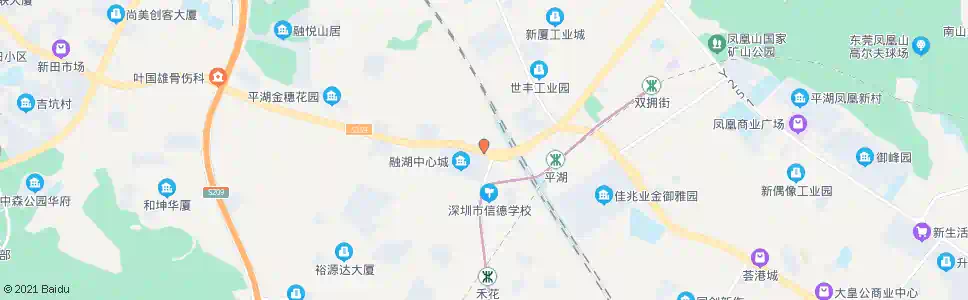 深圳山厦路口_公交站地图_深圳公交_妙搜公交查询2025