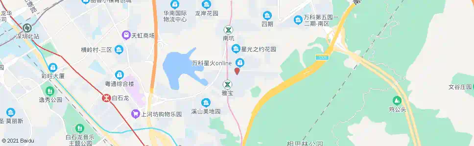 深圳星河雅宝总站_公交站地图_深圳公交_妙搜公交查询2025