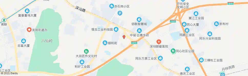 深圳新大坑市场_公交站地图_深圳公交_妙搜公交查询2025