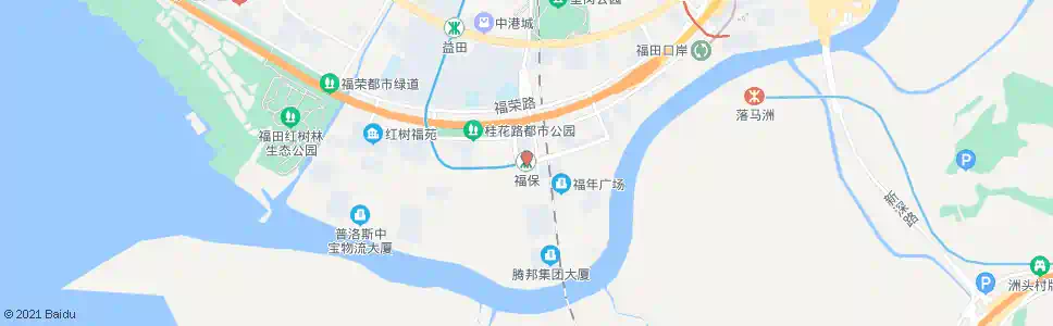 深圳福保派出所2_公交站地图_深圳公交_妙搜公交查询2025