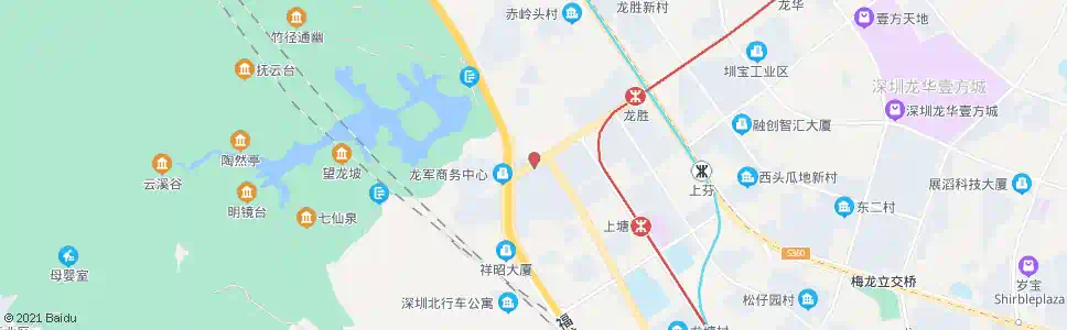 深圳部九窝路口_公交站地图_深圳公交_妙搜公交查询2025