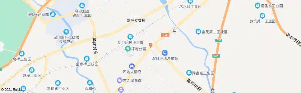 深圳坪东工业区_公交站地图_深圳公交_妙搜公交查询2025