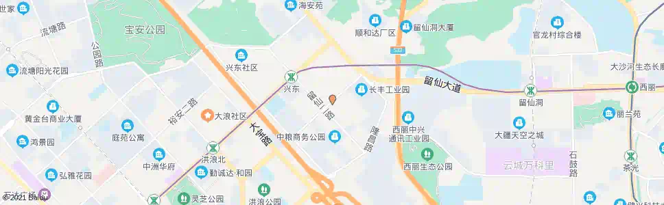 深圳留仙二路公交总站_公交站地图_深圳公交_妙搜公交查询2025