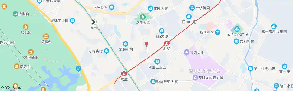 深圳龙胜村委_公交站地图_深圳公交_妙搜公交查询2025