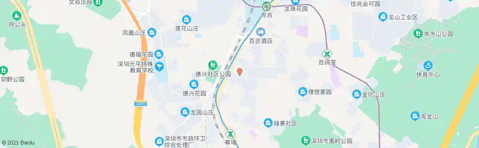 深圳坂田华城百货_公交站地图_深圳公交_妙搜公交查询2025