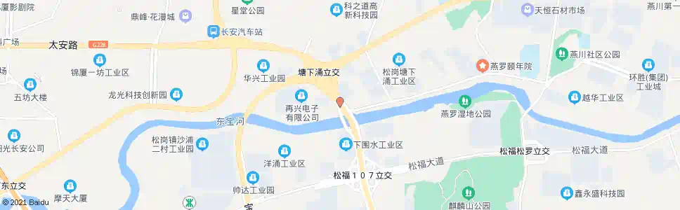 深圳塘下涌立交_公交站地图_深圳公交_妙搜公交查询2025