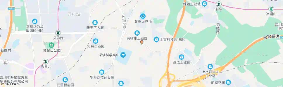 深圳上雪工业区_公交站地图_深圳公交_妙搜公交查询2025