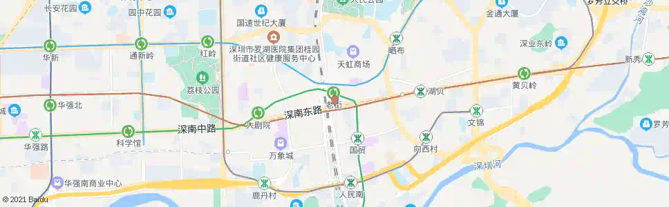 深圳门诊部1_公交站地图_深圳公交_妙搜公交查询2025