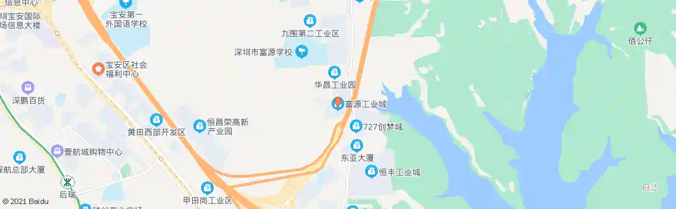 深圳富源工业城_公交站地图_深圳公交_妙搜公交查询2025
