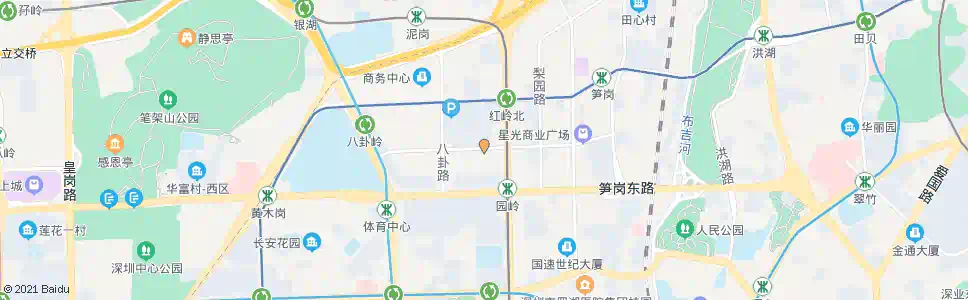 深圳八卦岭2_公交站地图_深圳公交_妙搜公交查询2025