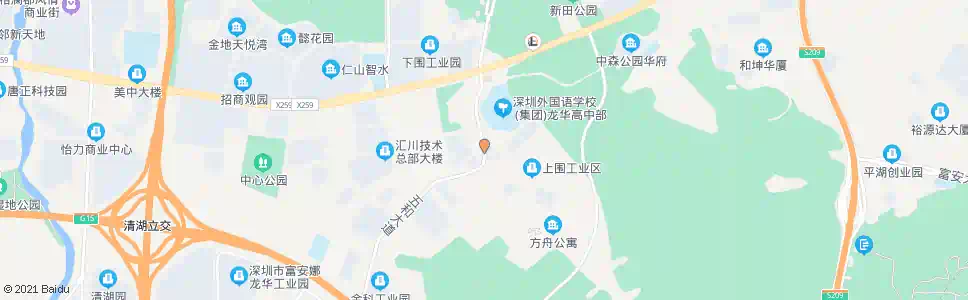 深圳樟坑径市场_公交站地图_深圳公交_妙搜公交查询2025