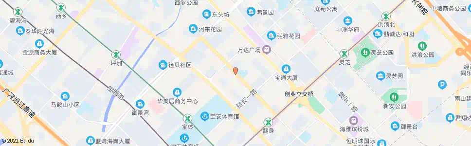 深圳翻身小学_公交站地图_深圳公交_妙搜公交查询2025