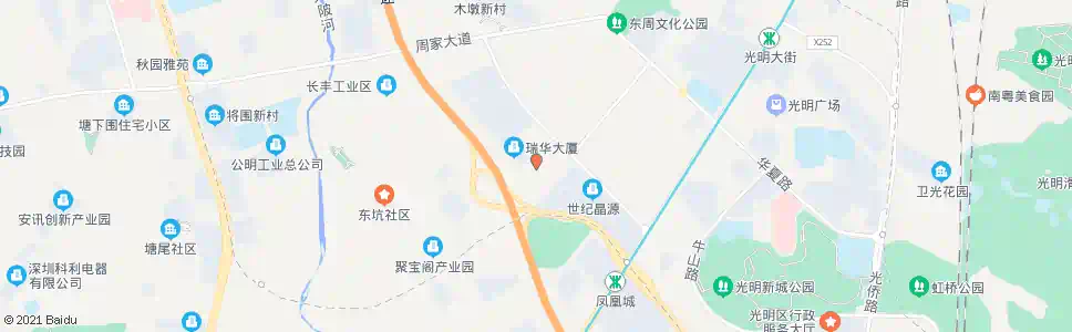 深圳光明东周场站_公交站地图_深圳公交_妙搜公交查询2025