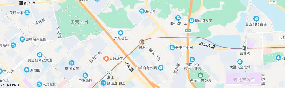 深圳国泰家私城_公交站地图_深圳公交_妙搜公交查询2025