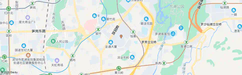 深圳怡景花园_公交站地图_深圳公交_妙搜公交查询2025