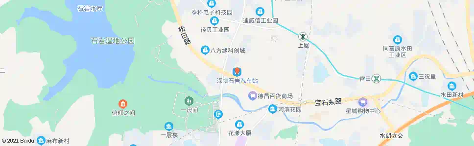 深圳石岩汽车总站_公交站地图_深圳公交_妙搜公交查询2025
