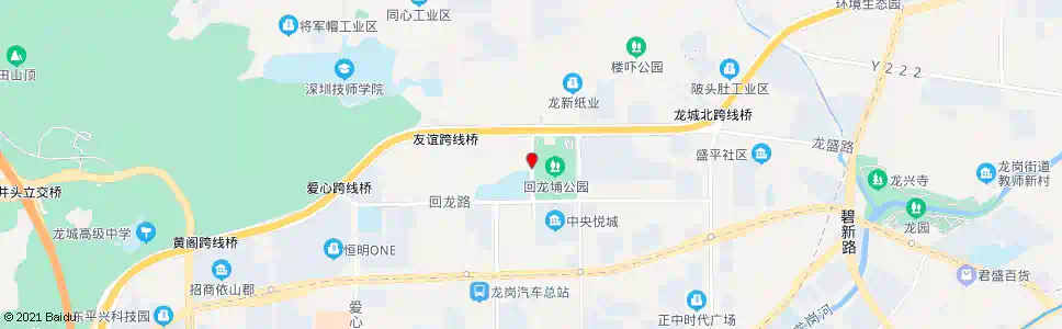 深圳回龙埔公园_公交站地图_深圳公交_妙搜公交查询2025