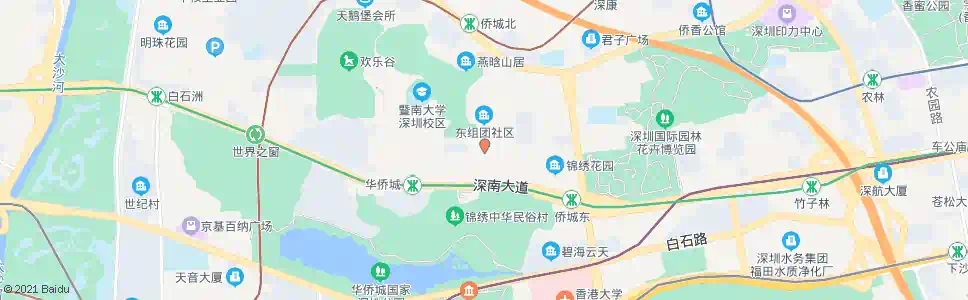 深圳光华街_公交站地图_深圳公交_妙搜公交查询2025