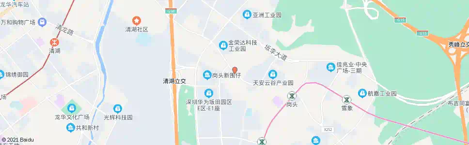 深圳岗头市场_公交站地图_深圳公交_妙搜公交查询2025