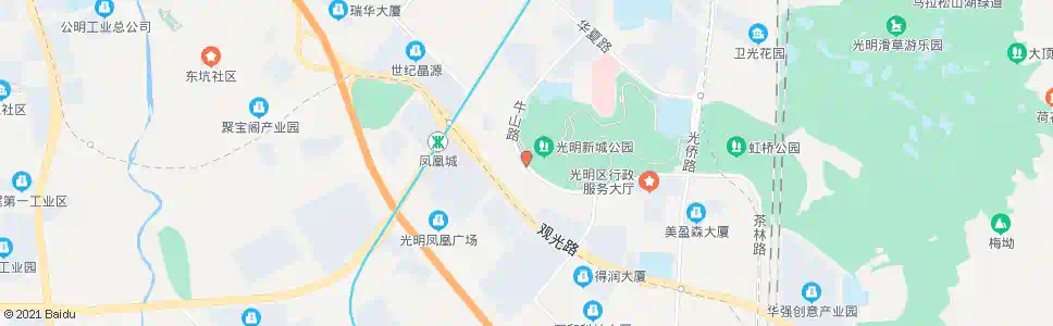 深圳新城公园西门_公交站地图_深圳公交_妙搜公交查询2025