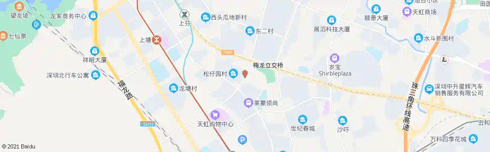 深圳松仔园_公交站地图_深圳公交_妙搜公交查询2025
