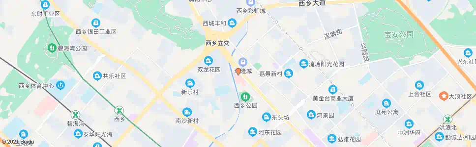 深圳西乡人民医院_公交站地图_深圳公交_妙搜公交查询2025