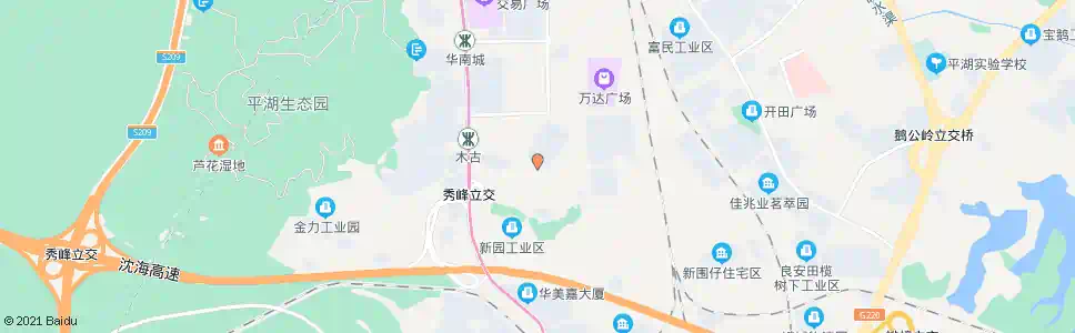深圳新木村_公交站地图_深圳公交_妙搜公交查询2025