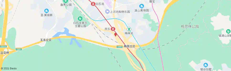 深圳新彩隧道口_公交站地图_深圳公交_妙搜公交查询2025