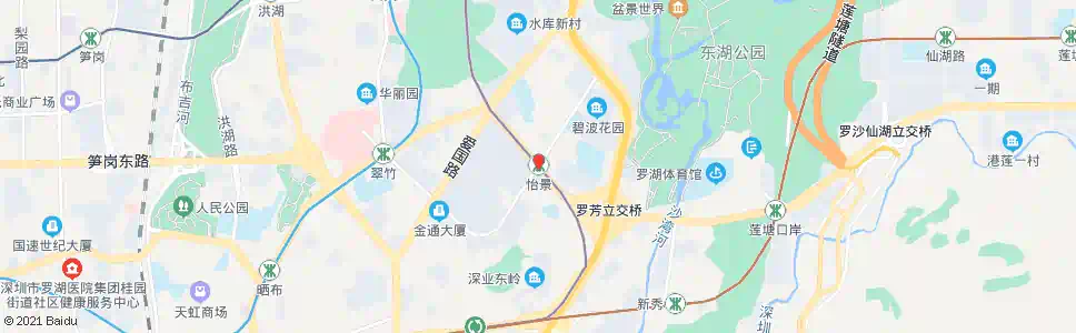 深圳怡景站_公交站地图_深圳公交_妙搜公交查询2025