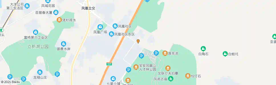 深圳凤凰第二工业区_公交站地图_深圳公交_妙搜公交查询2025